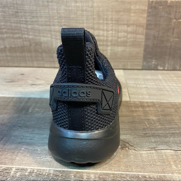Adidas Lite Racer Adapt Kids Running Shoes Black Red - Picture 4 of 6
